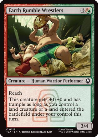 Earth Rumble Wrestlers (TLA-218) - Avatar: The Last Airbender Foil