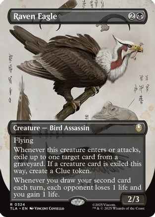 Raven Eagle (Borderless) (TLA-324) - Avatar: The Last Airbender