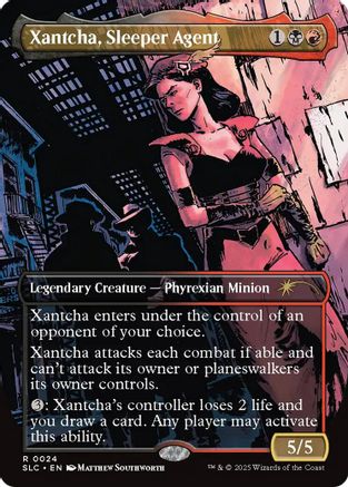 Xantcha, Sleeper Agent (SLC-024) - Secret Lair Countdown Kit Foil
