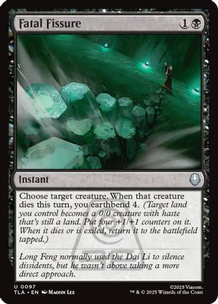 Fatal Fissure (TLA-097) - Avatar: The Last Airbender Foil
