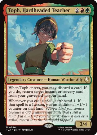 Toph, Hardheaded Teacher (TLA-246) - Avatar: The Last Airbender