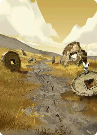 Plains Art Card (Gold-Stamped Signature) (ASTLA-050) - Art Series: Avatar: The Last Airbender