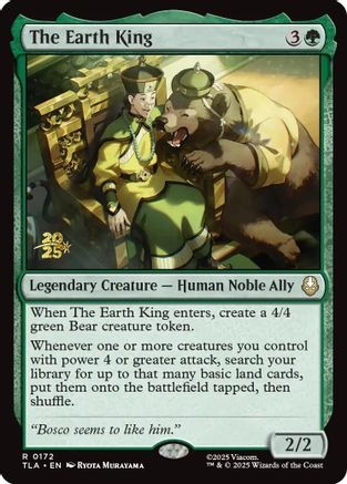 The Earth King (PRE-172) - Prerelease Cards Foil