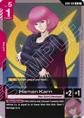 Haman Karn (GD02-091) - Gundam Promotional Cards Holofoil