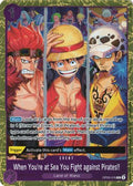 When You're at Sea You Fight against Pirates!! (2025 Pirates League Finals Textured Foil) (OP05-076) - One Piece Promotion Cards Foil