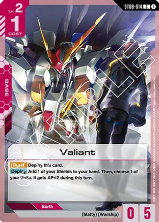 Valiant (ST08-014) - Starter Deck 08 Flash of Radiance
