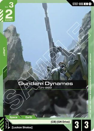 Gundam Dynames (ST07-006) (ST07-004) - Starter Deck 07 Celestial Drive