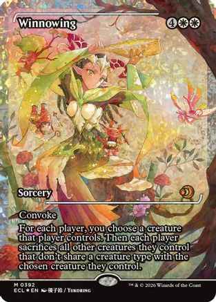 Winnowing (Showcase) (Fracture Foil) (ECL-392) - Lorwyn Eclipsed Foil