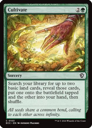 Cultivate (ECC-103) - Commander: Lorwyn Eclipsed