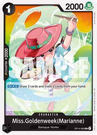 Miss.Goldenweek(Marianne) (OP14-085) - The Azure Sea's Seven
