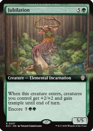 Jubilation (Extended Art) (ECC-037) - Commander: Lorwyn Eclipsed Foil