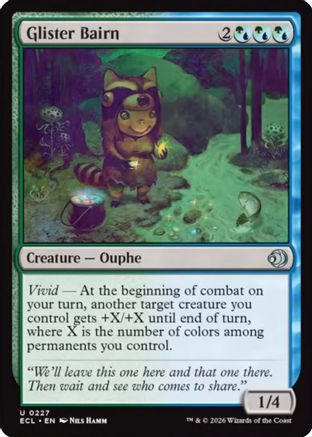Glister Bairn (ECL-227) - Lorwyn Eclipsed Foil