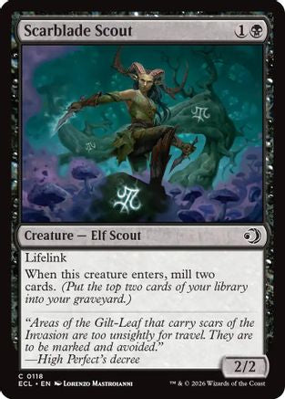 Scarblade Scout (ECL-118) - Lorwyn Eclipsed
