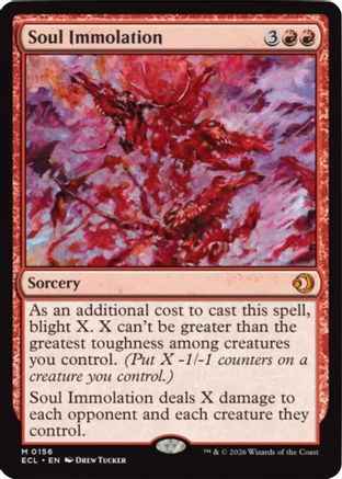 Soul Immolation (ECL-156) - Lorwyn Eclipsed Foil