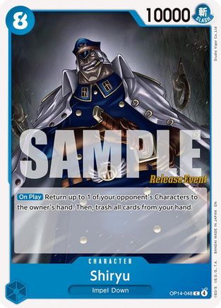 Shiryu (OP14-048) - The Azure Sea's Seven Release Event Cards