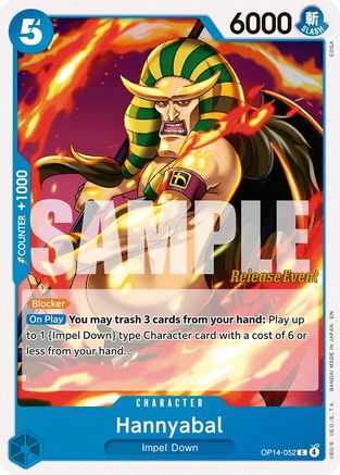 Hannyabal (OP14-052) - The Azure Sea's Seven Release Event Cards