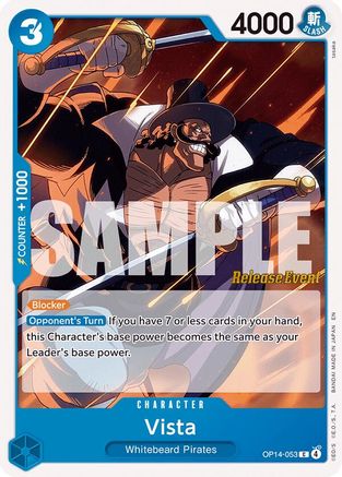 Vista (OP14-053) - The Azure Sea's Seven Release Event Cards