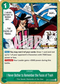 I Never Bother to Remember the Faces of Trash (OP14-038) - The Azure Sea's Seven Release Event Cards