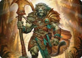 Ajani, Outland Chaperone Art Card (ASECL-028) - Art Series: Lorwyn Eclipsed