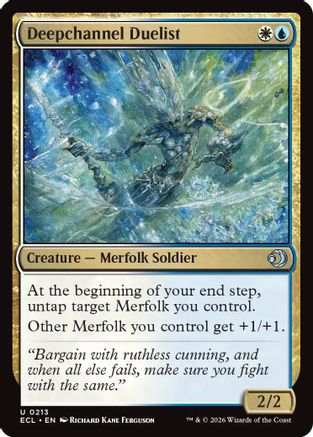 Deepchannel Duelist (ECL-213) - Lorwyn Eclipsed