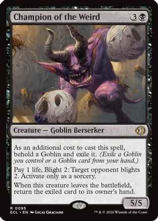 Champion of the Weird (ECL-095) - Lorwyn Eclipsed Foil
