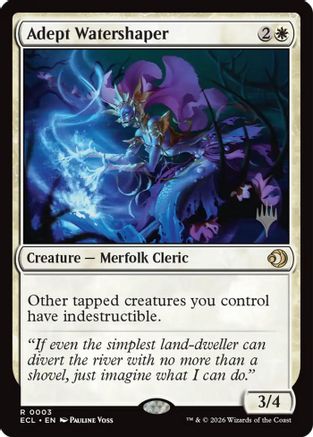 Adept Watershaper (PPECL-003) - Promo Pack: Lorwyn Eclipsed