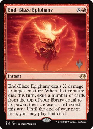 End-Blaze Epiphany (PPECL-134) - Promo Pack: Lorwyn Eclipsed Foil