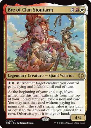 Bre of Clan Stoutarm (PPECL-207) - Promo Pack: Lorwyn Eclipsed Foil