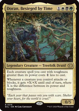 Doran, Besieged by Time (PPECL-215) - Promo Pack: Lorwyn Eclipsed Foil