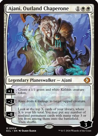 Ajani, Outland Chaperone (PPECL-004) - Promo Pack: Lorwyn Eclipsed