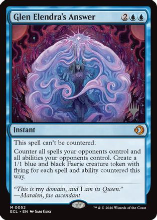 Glen Elendra's Answer (PPECL-052) - Promo Pack: Lorwyn Eclipsed