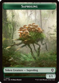 Saproling // The Monarch Double-Sided Token (ECC-7 // 12) - Commander: Lorwyn Eclipsed
