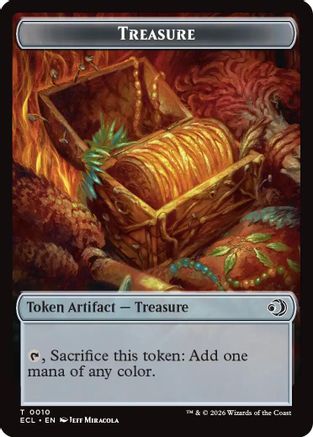 Treasure // Copy Double-Sided Token (ECC-10 // 1) - Commander: Lorwyn Eclipsed