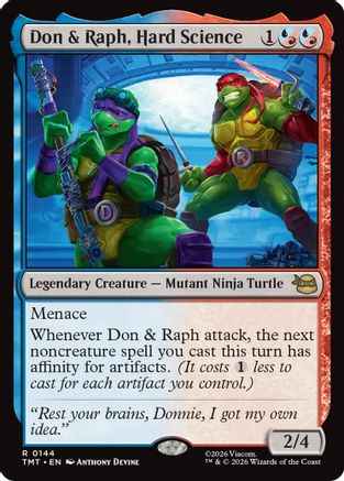Don & Raph, Hard Science (TMT-144) - Teenage Mutant Ninja Turtles Foil