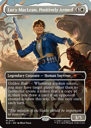 Lucy MacLean, Positively Armed (SLD-2447) - Secret Lair Drop Series