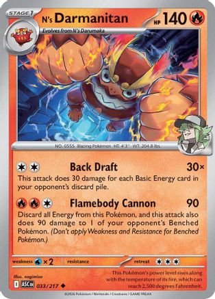 N's Darmanitan 033 - ME Ascended Heroes