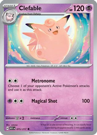 Clefable 075 - ME Ascended Heroes