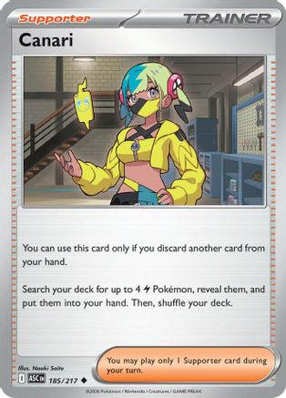 Canari 185/217 - ME Ascended Heroes