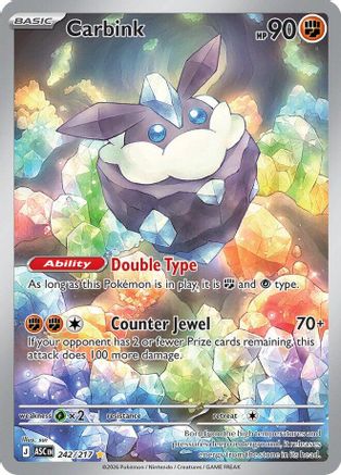 Carbink 242/217 - ME Ascended Heroes Holofoil