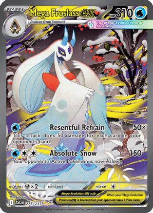 Mega Froslass ex 275/217 - ME Ascended Heroes Holofoil