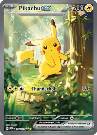 Pikachu ex 276/217 - ME Ascended Heroes Holofoil