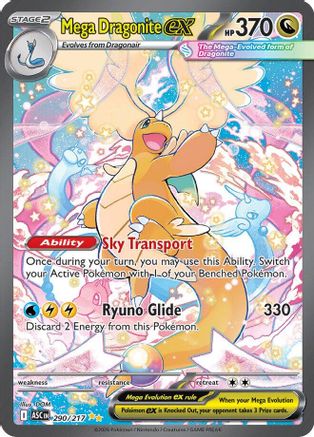 Mega Dragonite ex 290/217 - ME Ascended Heroes Holofoil
