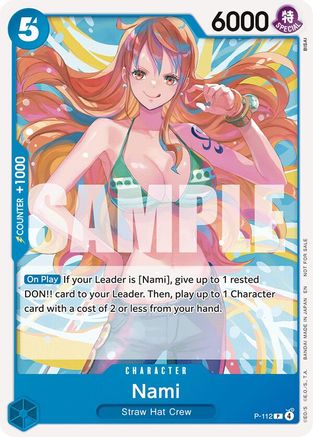Nami (Heroines Battle Pack) (P-112) - One Piece Promotion Cards