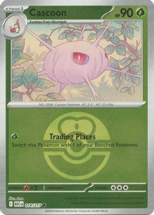 Cascoon (Love Ball) 014 - ME Ascended Heroes Reverse Holofoil