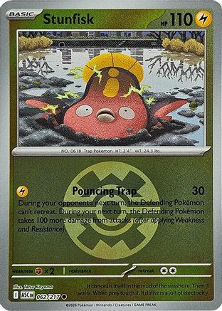 Stunfisk (Quick Ball) 062 - ME Ascended Heroes Reverse Holofoil
