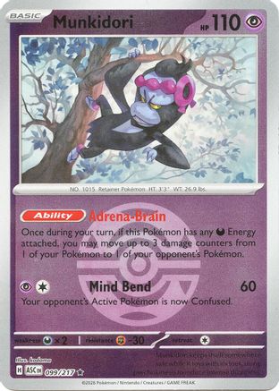 Munkidori (Dusk Ball) 099 - ME Ascended Heroes Reverse Holofoil