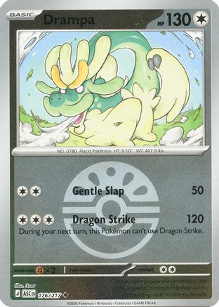 Drampa (Friend Ball) 176 - ME Ascended Heroes Reverse Holofoil