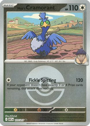 Hop's Cramorant (Poke Ball) 177 - ME Ascended Heroes Reverse Holofoil