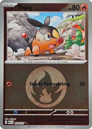 Tepig (Energy Symbol Pattern) 029 - ME Ascended Heroes Reverse Holofoil