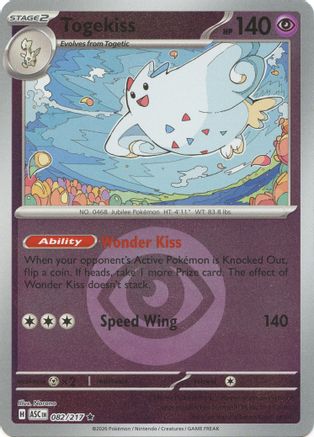 Togekiss (Energy Symbol Pattern) 082/217 - ME Ascended Heroes Reverse Holofoil